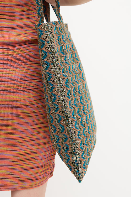 Missoni Knit Chevron Tote Bag