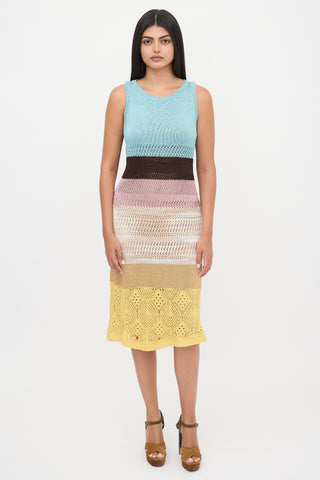 Missoni Knit Colour Block Dress