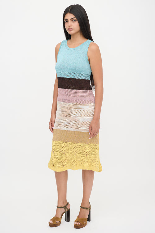 Missoni Knit Colour Block Dress