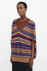Missoni Knit Striped Cocoon Vest