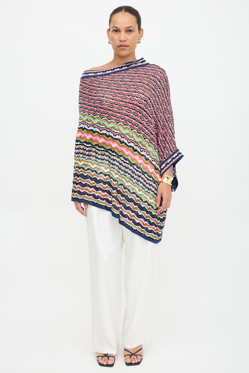 Missoni M Striped One Sleeve Top