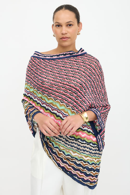 Missoni M Striped One Sleeve Top