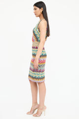 Missoni Metallic Knit Sleeveless Dress