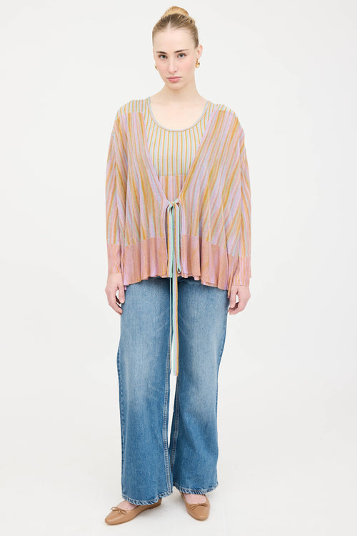 Missoni Metallic Striped Co-Ord Set