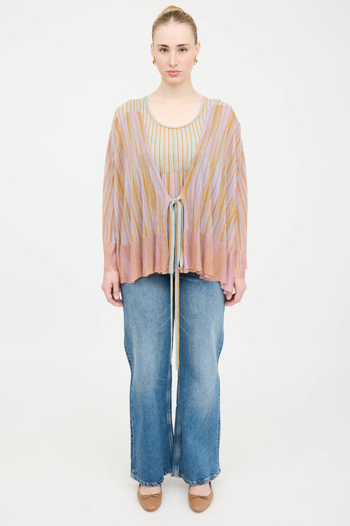 Missoni Metallic Striped Co-Ord Set