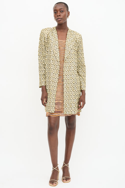 Missoni Metallic Patterned Coat