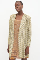 Missoni Metallic Patterned Coat