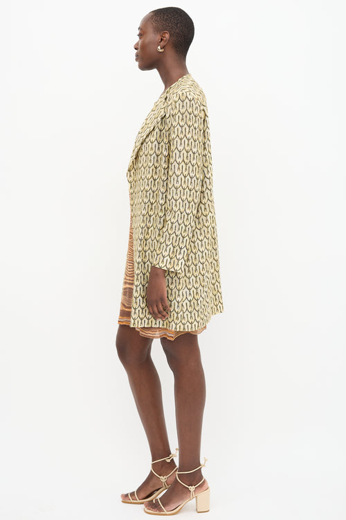 Missoni Metallic Patterned Coat