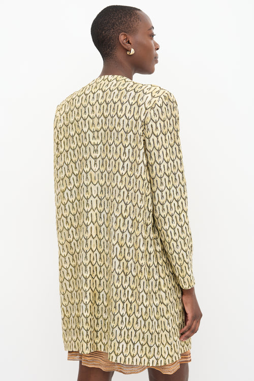 Missoni Metallic Patterned Coat