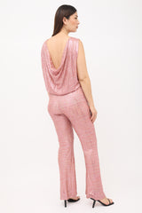 Missoni Metallic Striped Jumpsuit