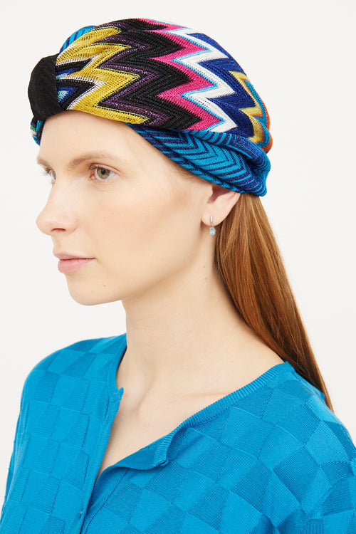 Missoni Multi Colour Woven Head Wrap