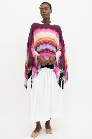 Missoni Knit Chevron Shawl