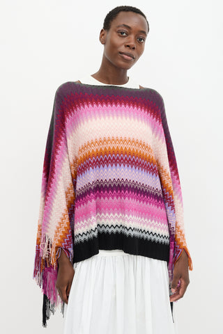 Missoni Knit Chevron Shawl