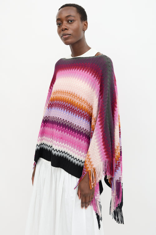 Missoni Knit Chevron Shawl