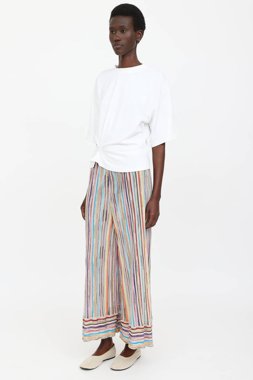 Mare Metallic Stripe Pants