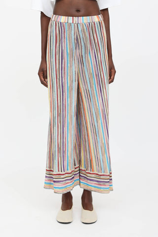 Mare Metallic Stripe Pants