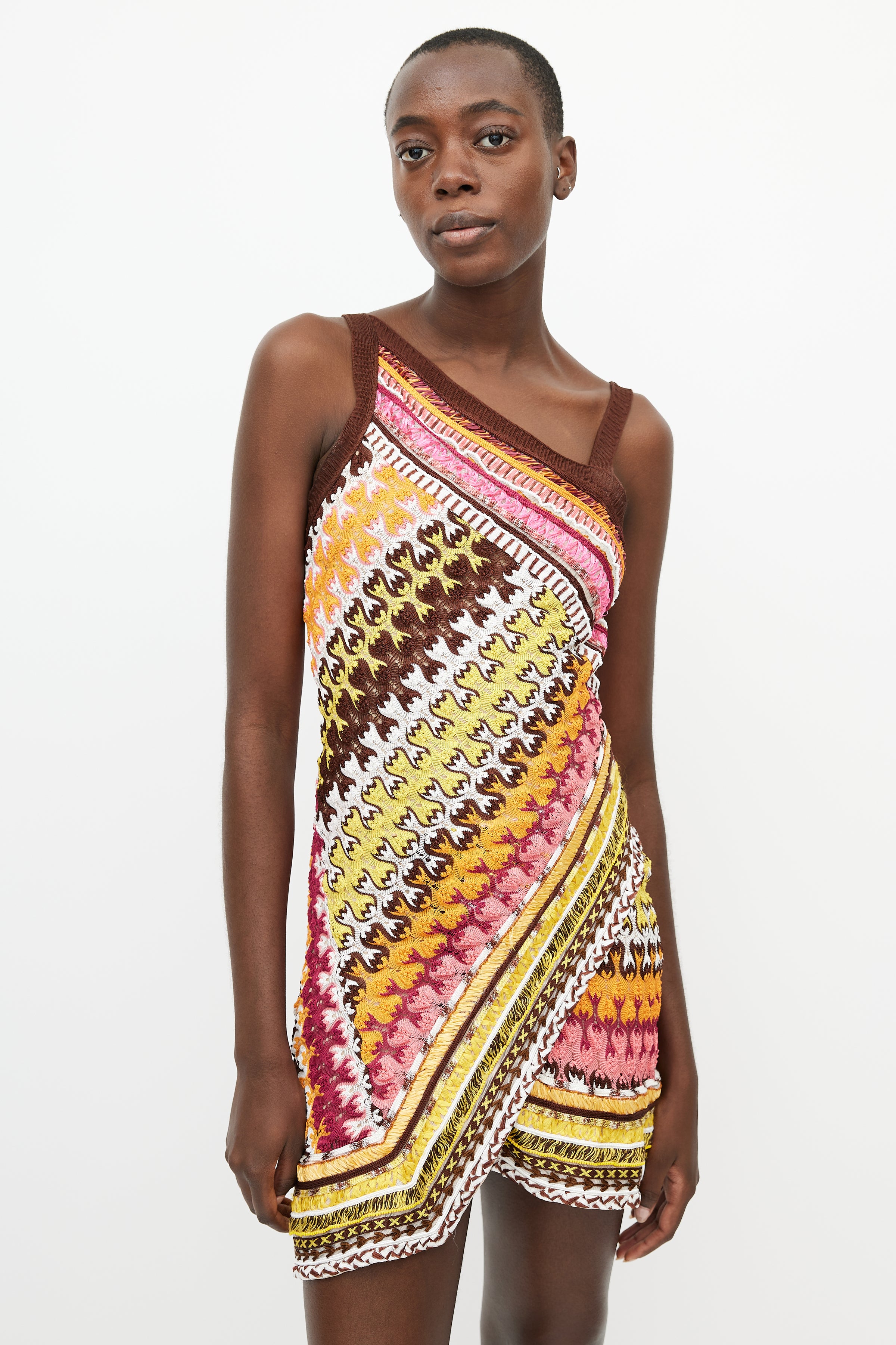 Missoni // Multicolour Knit Asymmetrical Dress – VSP Consignment