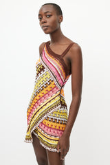 Missoni Multicolour Knit Asymmetrical Dress
