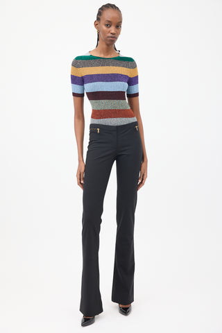 Missoni Multicolour Metallic Stripes Top