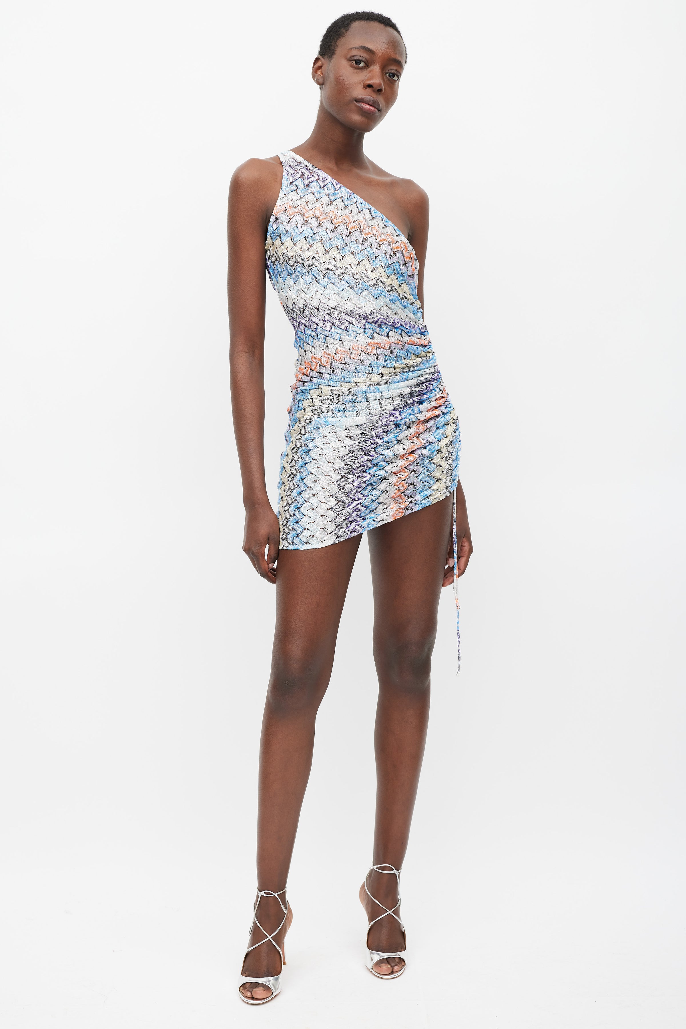 Missoni // Multicolour Sparkly Woven One Shoulder Dress – VSP Consignment Missoni // Multicolour Sparkly Woven One Shoulder Dress – VSP Consignment