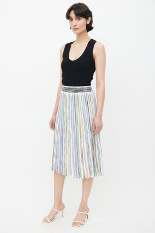 Missoni Multicolour Stripe Knit Skirt