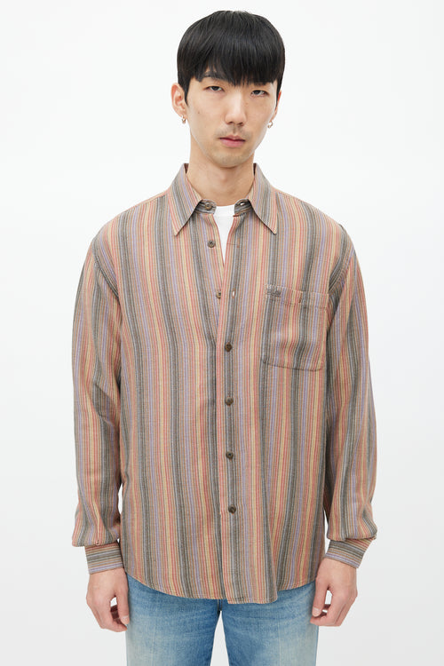 Missoni Multicolour Striped Woven Shirt