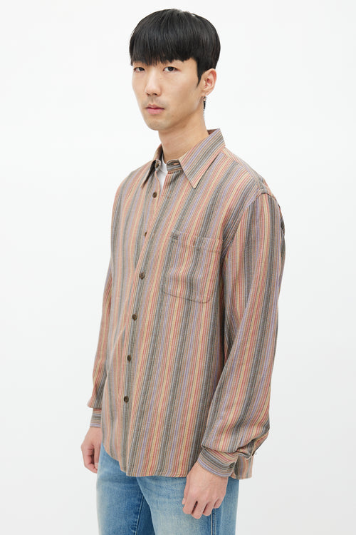 Missoni Multicolour Striped Woven Shirt
