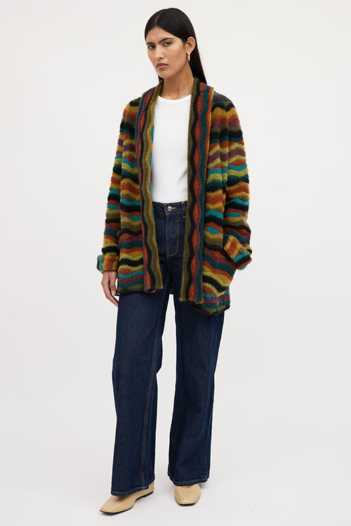 Missoni Mohair Striped Cardigan