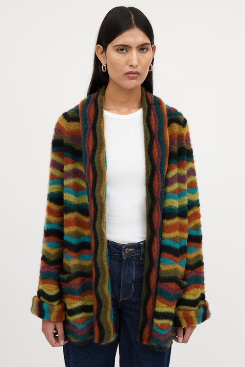 Missoni Mohair Striped Cardigan