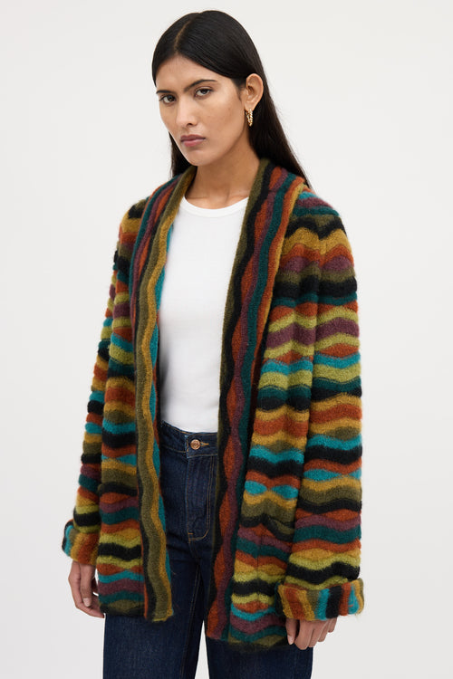 Missoni Mohair Striped Cardigan