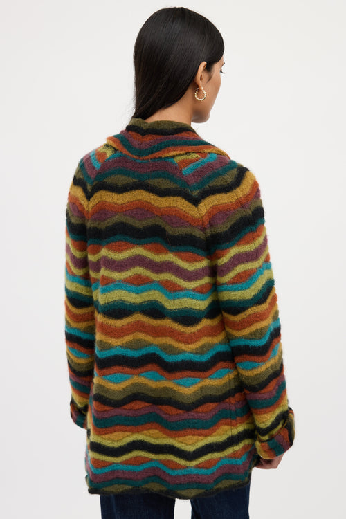 Missoni Mohair Striped Cardigan