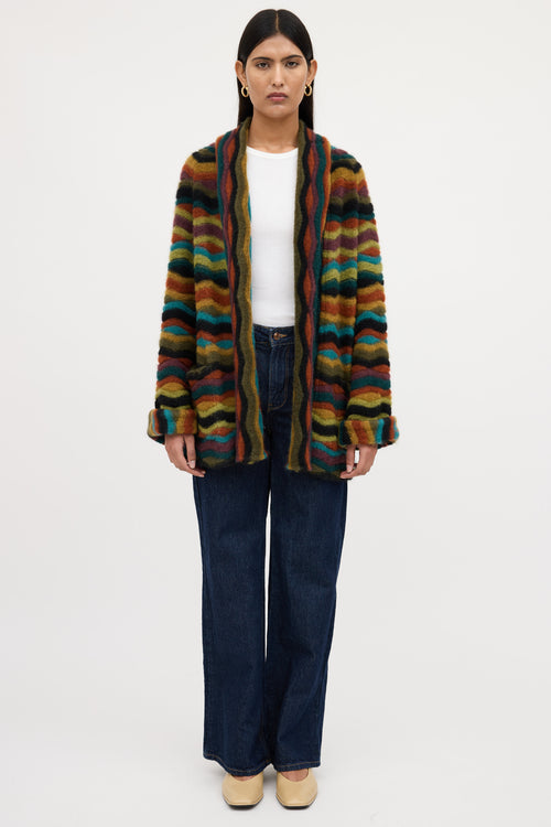 Missoni Mohair Striped Cardigan
