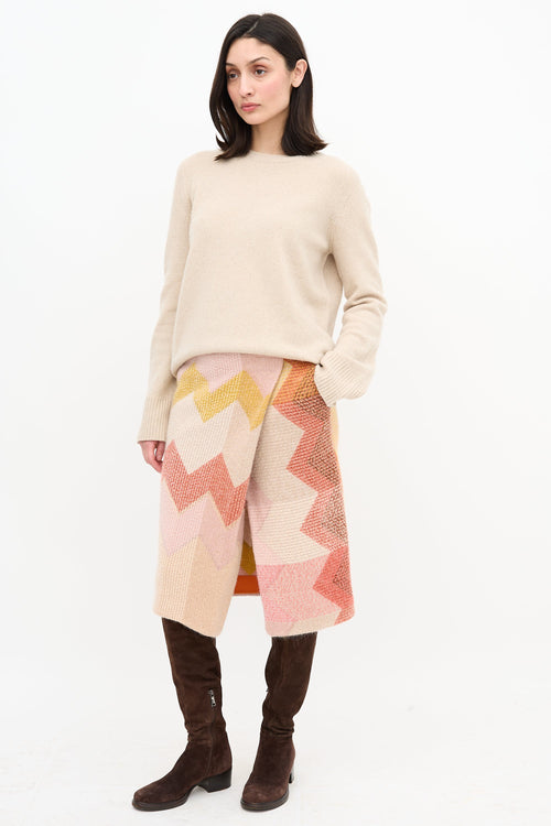 Missoni Knit Wrap Skirt