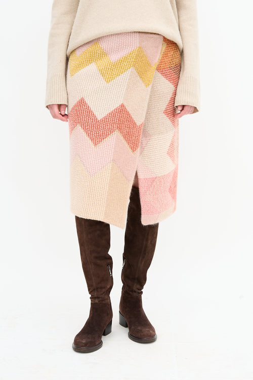 Missoni Knit Wrap Skirt