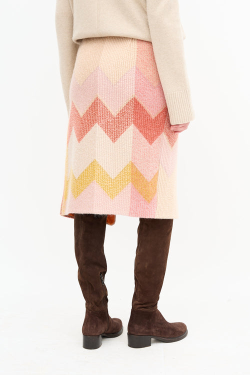 Missoni Knit Wrap Skirt