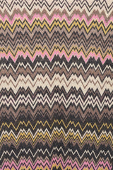 Missoni Cream & Multicolour Wool Striped Scarf