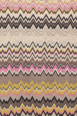 Missoni Cream & Multicolour Wool Striped Scarf
