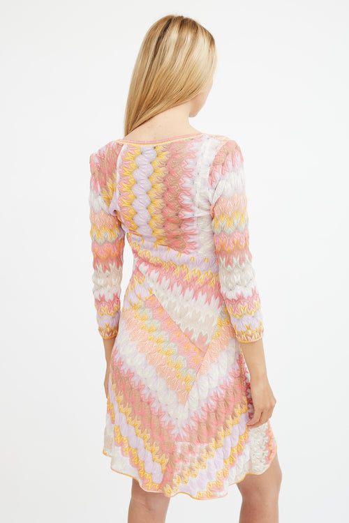 Missoni Multicolour Wave Knit Dress