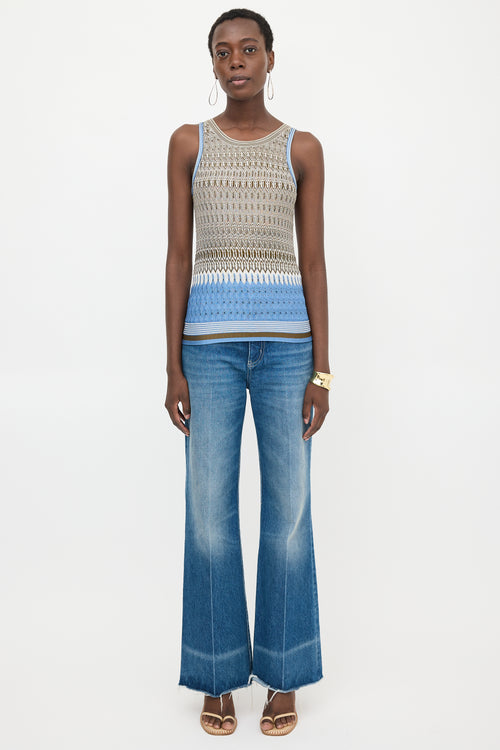 Missoni Pointelle Jacquard Knit Top