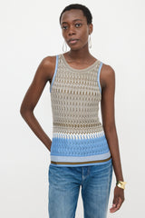 Missoni Pointelle Jacquard Knit Top