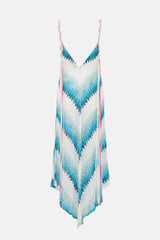 Missoni Pointelle Knit Chevron Dress