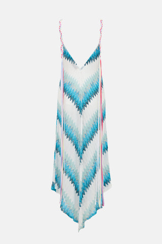 Missoni Pointelle Knit Chevron Dress