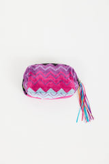 Missoni Purple & Multi Terry Chevron Mare Pouch