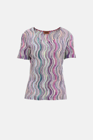 Missoni Wave Knit T-Shirt