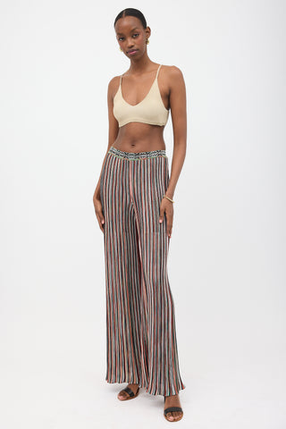 Missoni Rib Knit Striped Pant