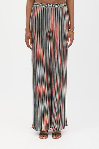 Missoni Rib Knit Striped Pant