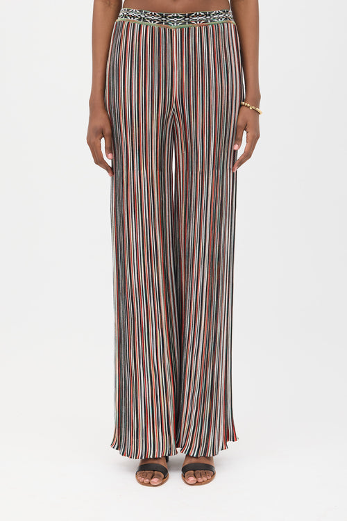 Missoni Rib Knit Striped Pant