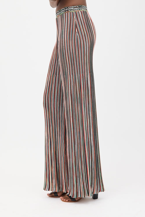 Missoni Rib Knit Striped Pant