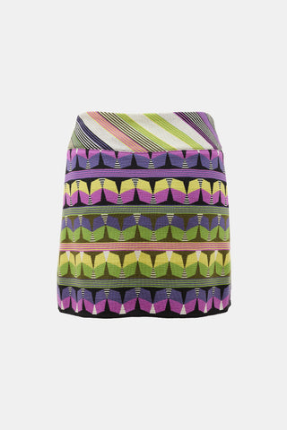 Missoni Sport Wool Patterned Wrap Skirt