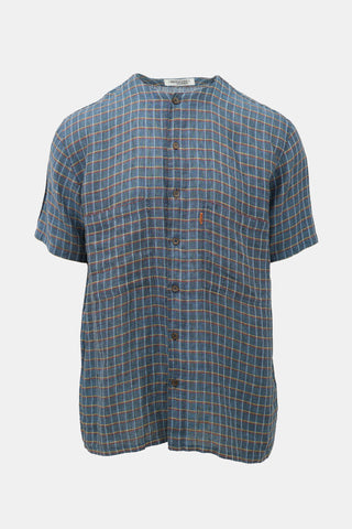 Missoni Vintage Uomo Linen Check Shirt